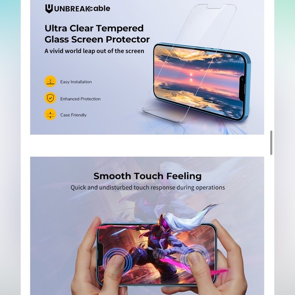 NWT iPhone screen protectors - box of 3 - Picture 10 of 16